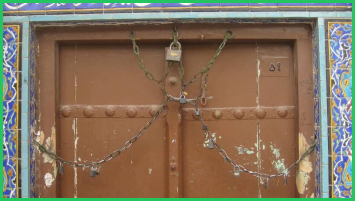 سرقت درب مسجد جامع «خوزان» خمینی‌شهر در حال پیگیریست 