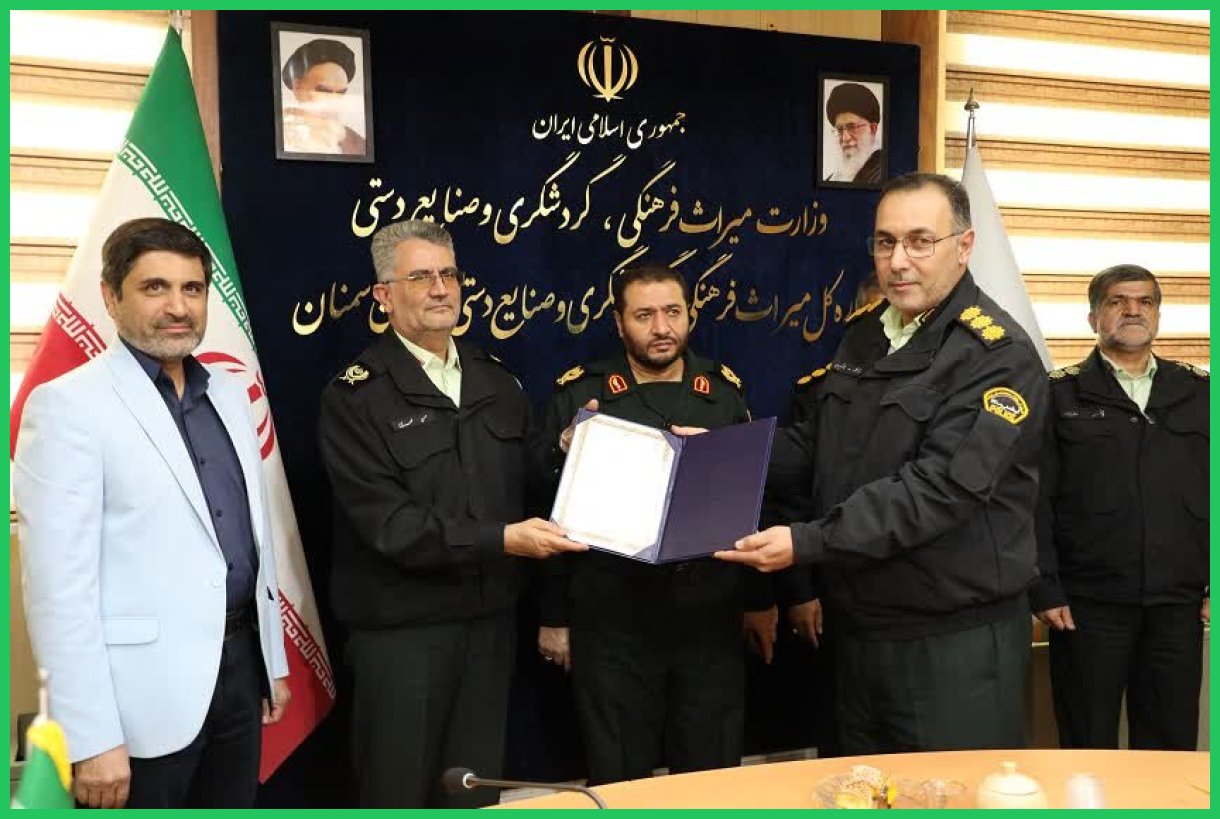 «هاشمیان» فرمانده یگان حفاظت میراث فرهنگی استان سمنان شد